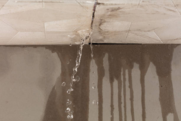 Professional Sewage Cleanup technician working in Tiverton, RI